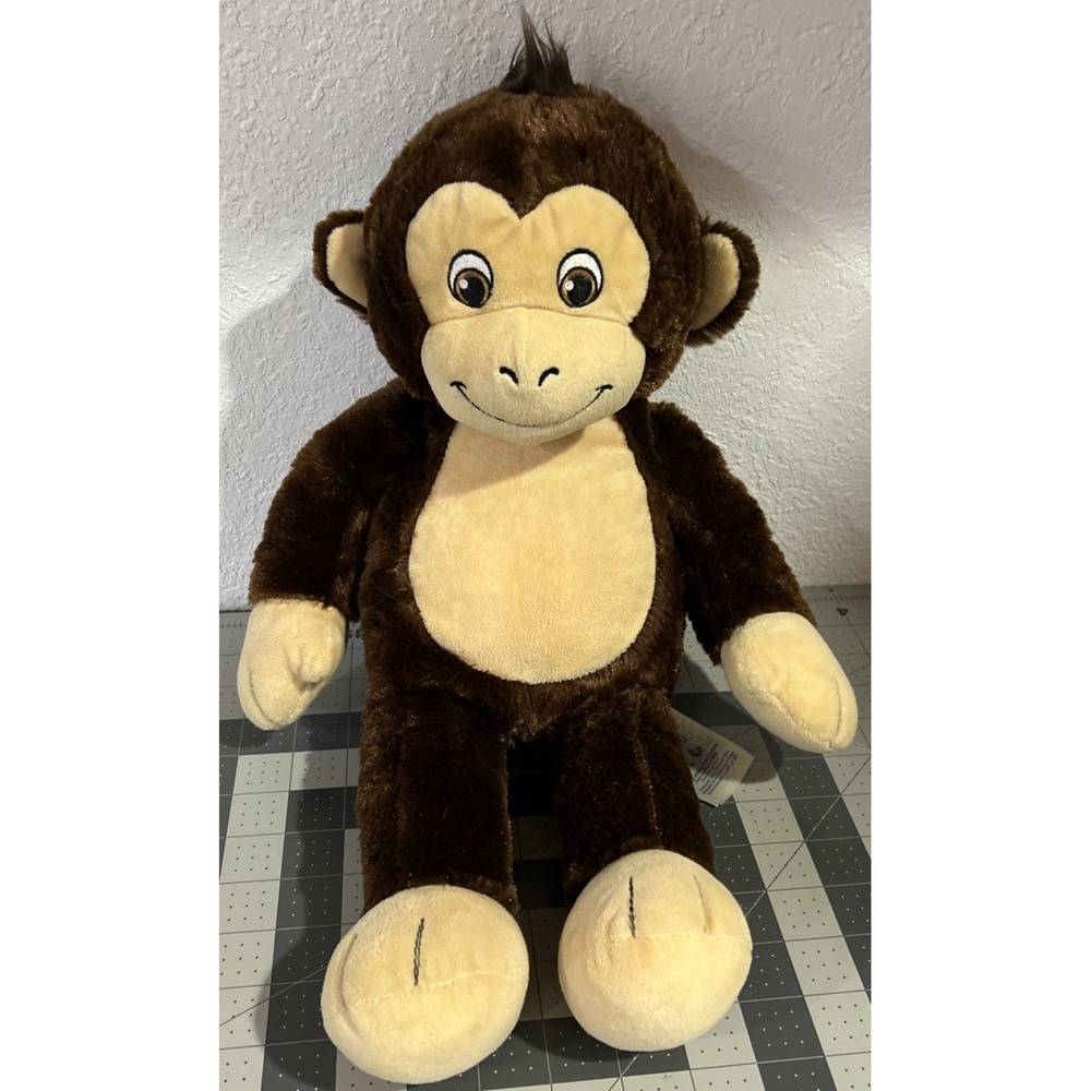 Build A Bear Workshop Monkey Chimp Retired 18 In Plush 2019 Embroidered Smile